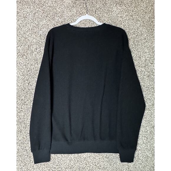 Comfrt Waffle Lounge Long Sleeve Pullover Black Onyx Unisex Sz XS Cozycore Shirt - Picture 3 of 8
